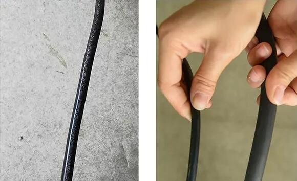 凯德威工业吸尘器电缆线对比图